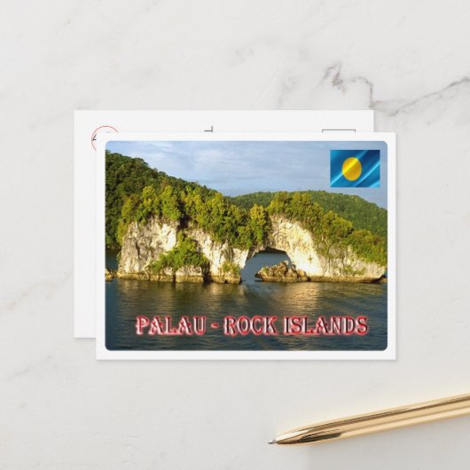 Rock Islands - Palau - Postkarte (Vorderseite/Rückseite Beispiel)
