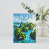 Rock Islands Palau Postkarte (Stehend Vorderseite)