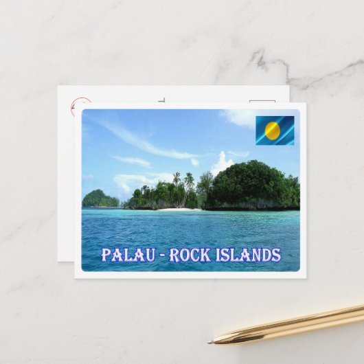 Rock Islands - Palau - Postkarte (Vorderseite/Rückseite Beispiel)