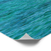 Rock Islet On Ocean Seascape Poster (Ecke)