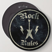 Rock ist das Maß !! Button (Vorne & Hinten)