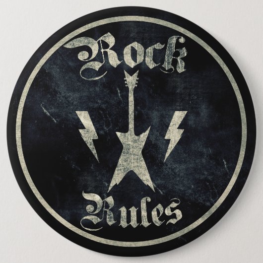 Rock ist das Maß !! Button (Vorderseite)