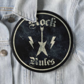 Rock ist das Maß !! Button (Beispiel)