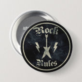 Rock ist das Maß !! Button (Vorne & Hinten)