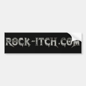 ROCK-ITCH.COM - Schwarzes/Chrom-Autoaufkleber Autoaufkleber (Vorne)