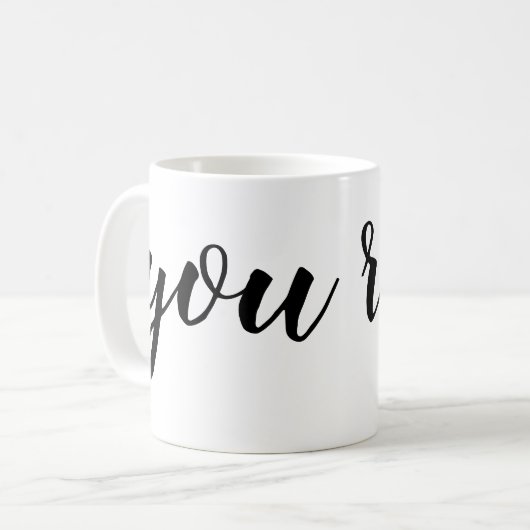 Rock Kaffeetasse (Vorderseite Links)