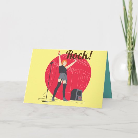 Rock! Karte (Vorderseite)