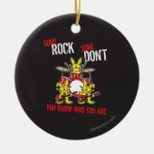 Rock Keramik Ornament (Vorne)