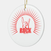 Rock Keramik Ornament (Links)