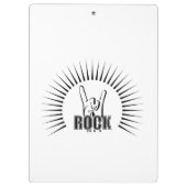 Rock Klemmbrett (Rückseite)