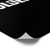 Rock Kletterberg Lover Bouldering Poster (Ecke)