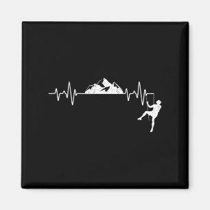 Rock Klettern Herzschlag Kletterparadies Magnet