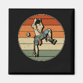 Rock Klettern Indoor Retro Bergsee-Zauber Magnet (Vorne)