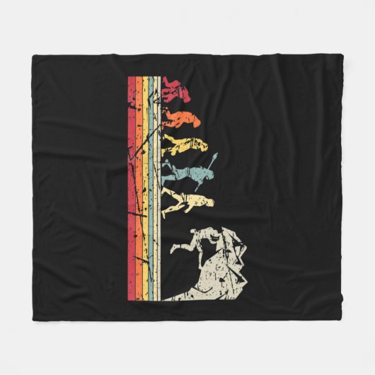 Rock Klettern Klettersteig Fleecedecke (Vorderseite (Horizontal))