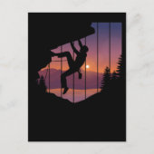 Rock Klettern Klettersteig Postkarte (Vorderseite)