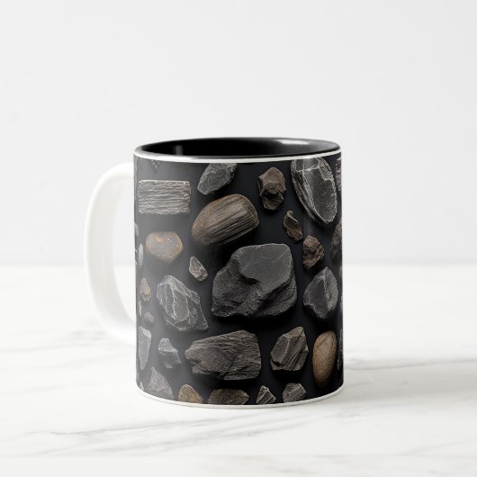 Rock Knolling Zweifarbige Tasse (Vorderseite Links)