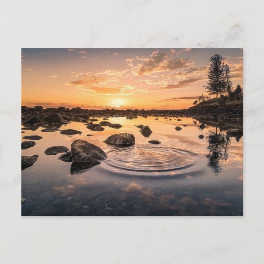 Rock Lake Post Card Postkarte (Vorderseite)