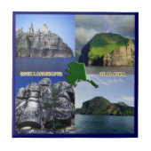 Rock Landscapes of Alaska Collage Fliese (Vorderseite)