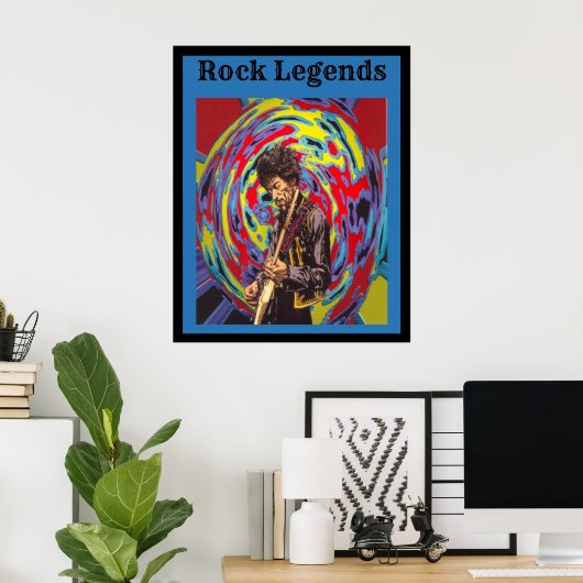 Rock Legends Poster (Heimbüro)
