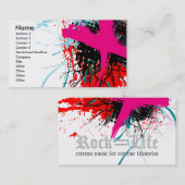Rock=Life "X-Bewertete" Visitenkarte (Vorne/Hinten)