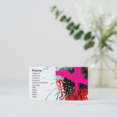 Rock=Life "X-Bewertete" Visitenkarte (Stehend Vorderseite)