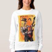 Rock like a Girl Sweatshirt (Vorderseite)