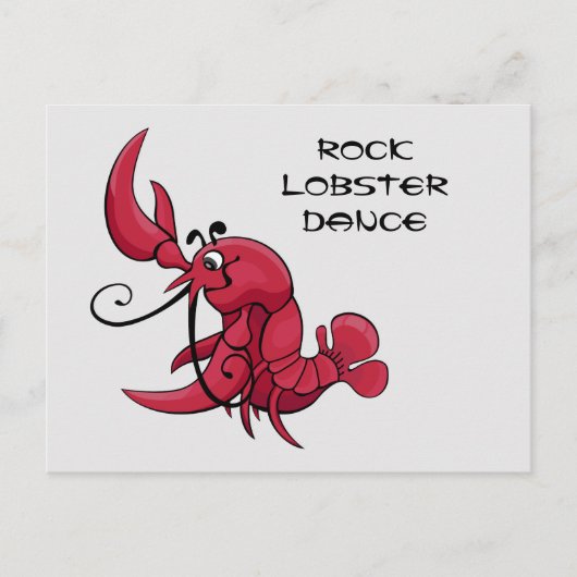 Rock Lobster Dance Postkarte (Vorderseite)