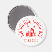 Rock Magnet (Vorderseite/Rückseite)