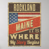 Rock Maine Poster (Vorne)
