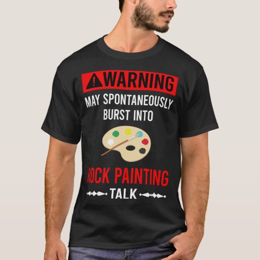 Rock-Malergesteine T-Shirt (Vorderseite)