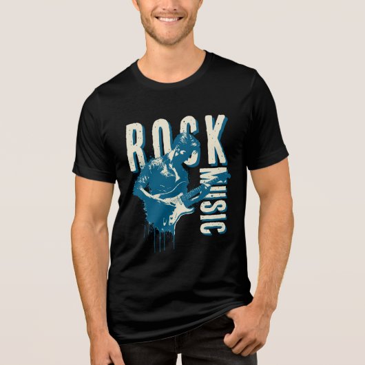 Rock Man Tri-Blend Shirt (Vorderseite)