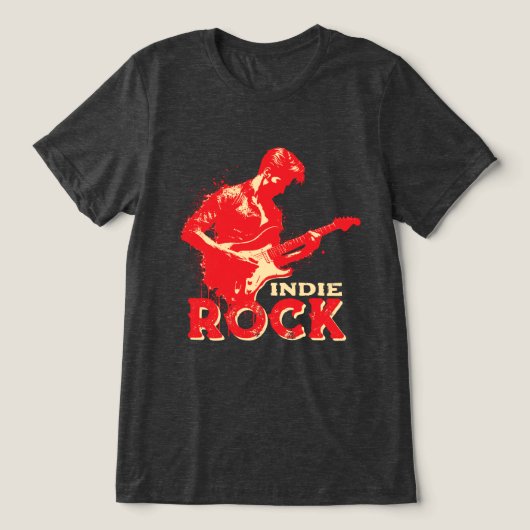 Rock Man Tri-Blend Shirt (Design Vorderseite)