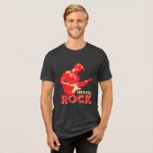 Rock Man Tri-Blend Shirt (Vorderseite voll)