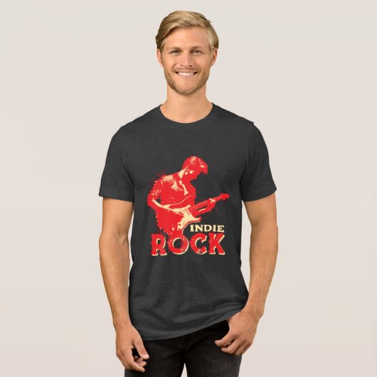 Rock Man Tri-Blend Shirt (Vorderseite voll)