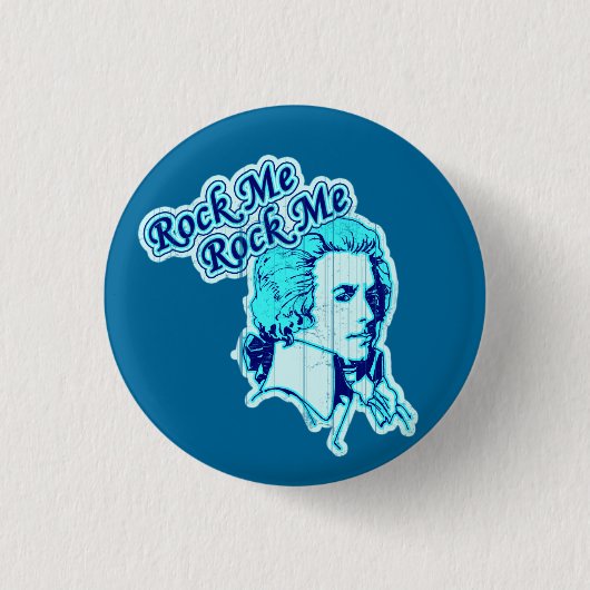 Rock Me Amadeus Button (Vorderseite)