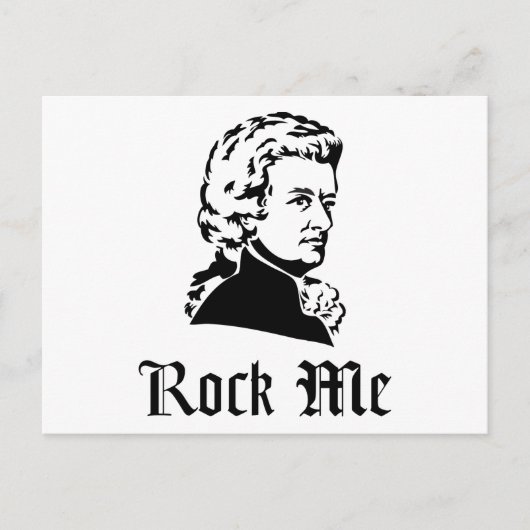 Rock Me Postkarte (Vorderseite)