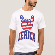 Rock Merica Funny I Liebe America Amerikanische Un