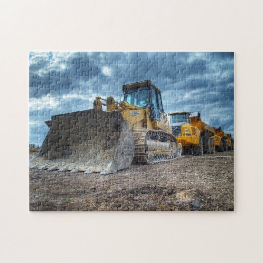 Rock Mining Heavy Equipment Puzzle (Horizontal)