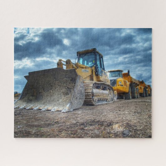Rock Mining Heavy Equipment Puzzle (Horizontal)