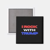 Rock mit Trump Magnet (Vorderseite/Rückseite)
