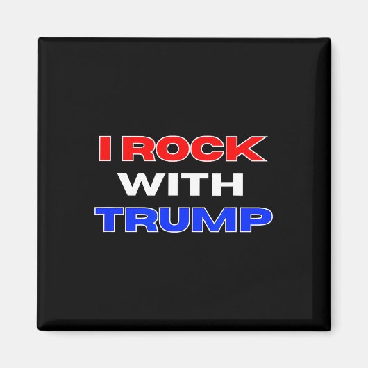 Rock mit Trump Magnet (Vorne)