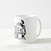 Rock Moto Trial Bike Kaffeetasse (VorderseiteRechts)