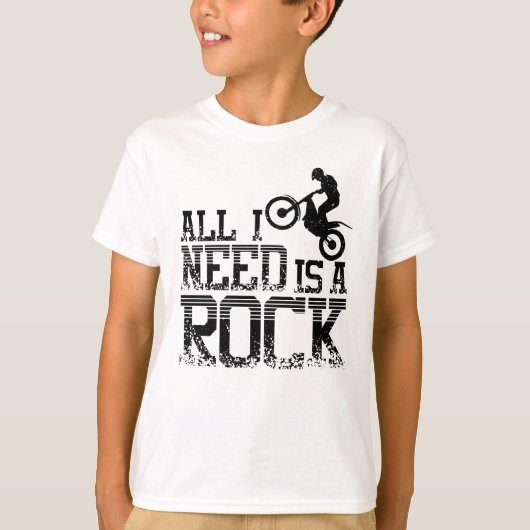 Rock Moto Trial Bike T-Shirt (Vorderseite)