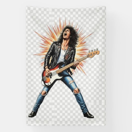 Rock music banner (Vertikal)