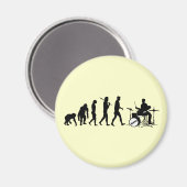Rock Music Drummer und Jazz Dubstep Drums Magnet (Vorderseite/Rückseite)