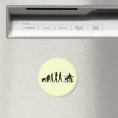 Rock Music Drummer und Jazz Dubstep Drums Magnet (In Situ (Geschirrspüler))