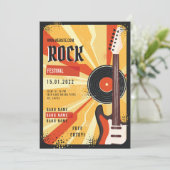 Rock music festival Flyer Ankündigung (Stehend Vorderseite)