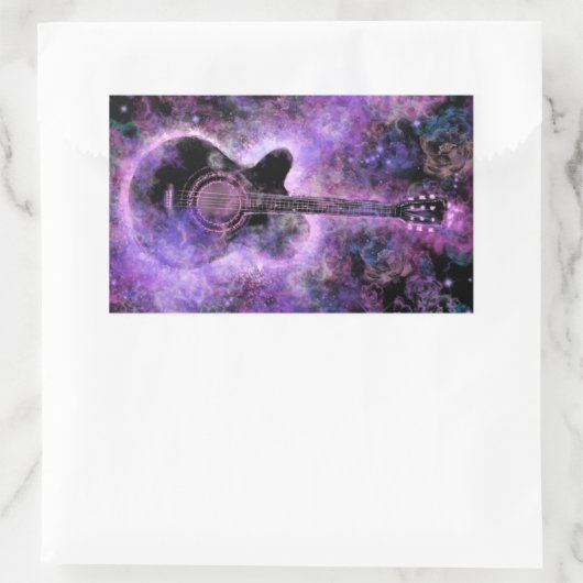 Rock Music Gitarre Sticker (Tasche)