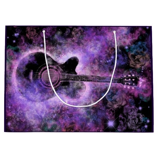 Rock Music Guitar Geschenktasche Große Geschenktüte (Vorderseite)