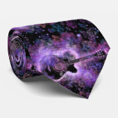 Rock Music Guitar Neck Tie Krawatte (Gerollt)